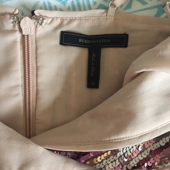 New BCBGMaxazria Sequin Wrap Dress - Picture 7 of 11